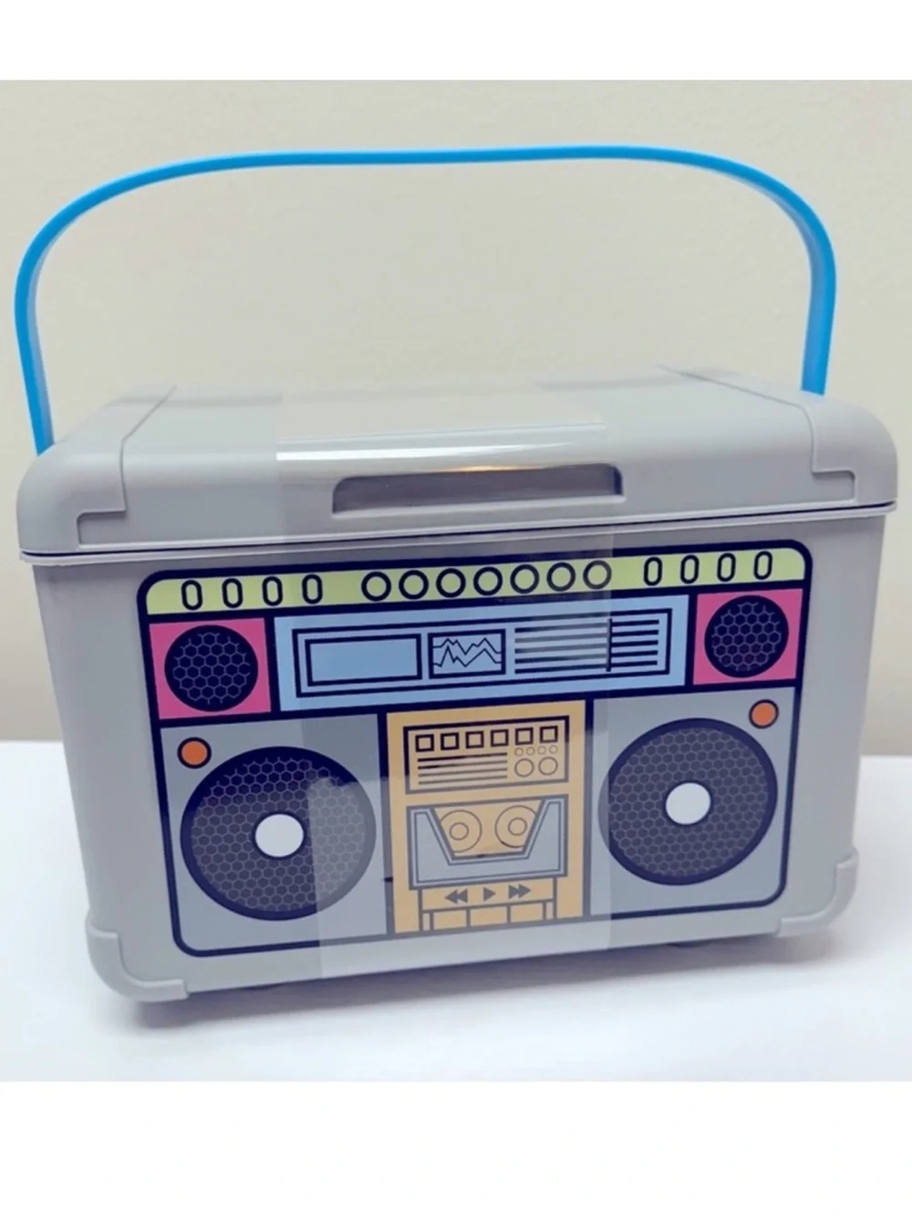 Target Bullseye Playground Boombox Retro Drink Storage Cooler, New!